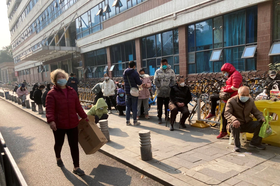 China’s COVID-19 controls kept its infection rate low but crushed already weak economic growth and prompted complaints about the rising human cost. (Reuters)