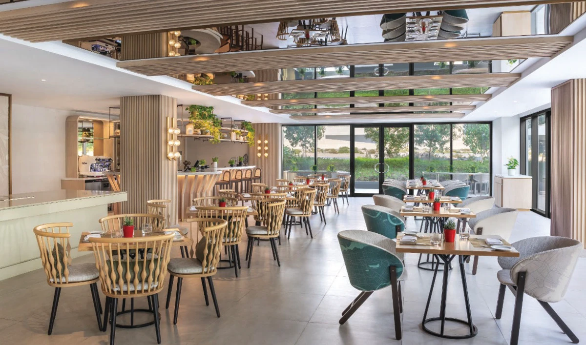 The new property includes Masian Restaurant serving international cuisine and The Hub, a coffee shop.