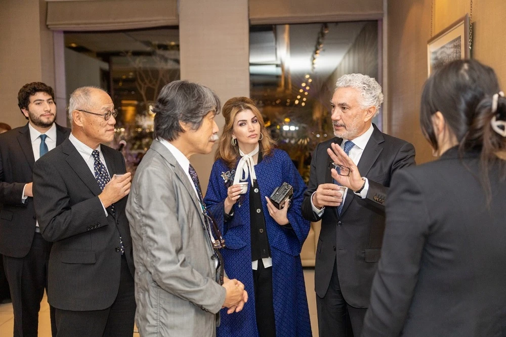 The Embassy of Japan hosted the KIRIÉ modern Japanese art exhibition and workshop in Riyadh, inviting Kubo Shu, a renowned Kirié Japanese paper cutting artist to the Saudi capital. (AN Japan)