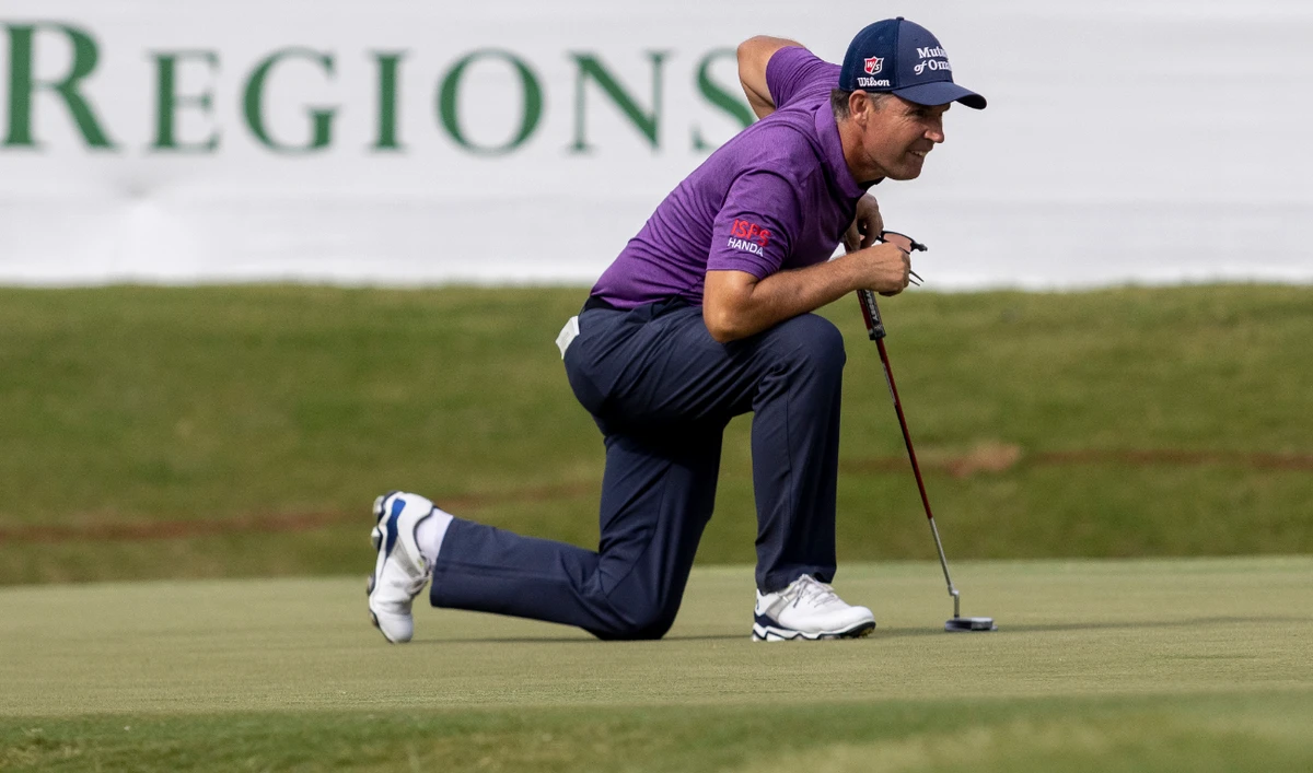 Twenty years have passed since Padraig Harrington first faced Tiger Woods on the weekend at a major, and the Irishman has kept a close watch ever since. He doesn't think Woods is finished. (File/AP)
