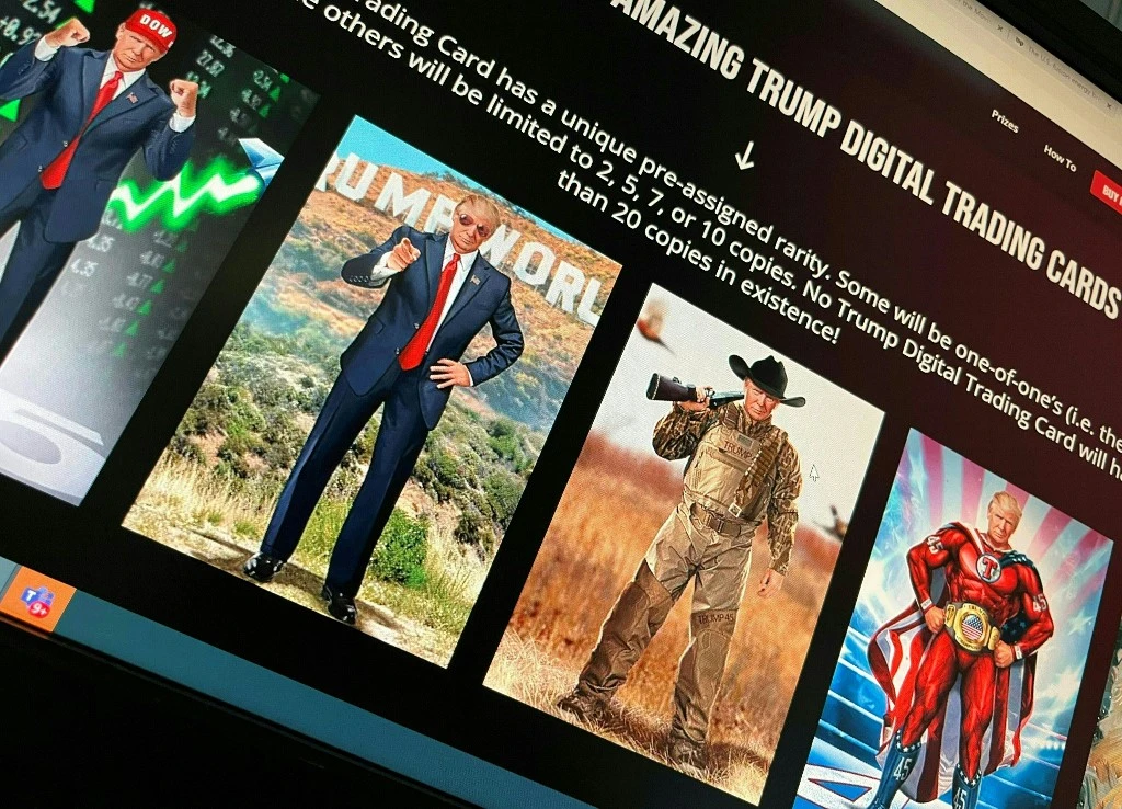 ‘Dinner with Donald’ on the table as Trump launches NFT trading card collection