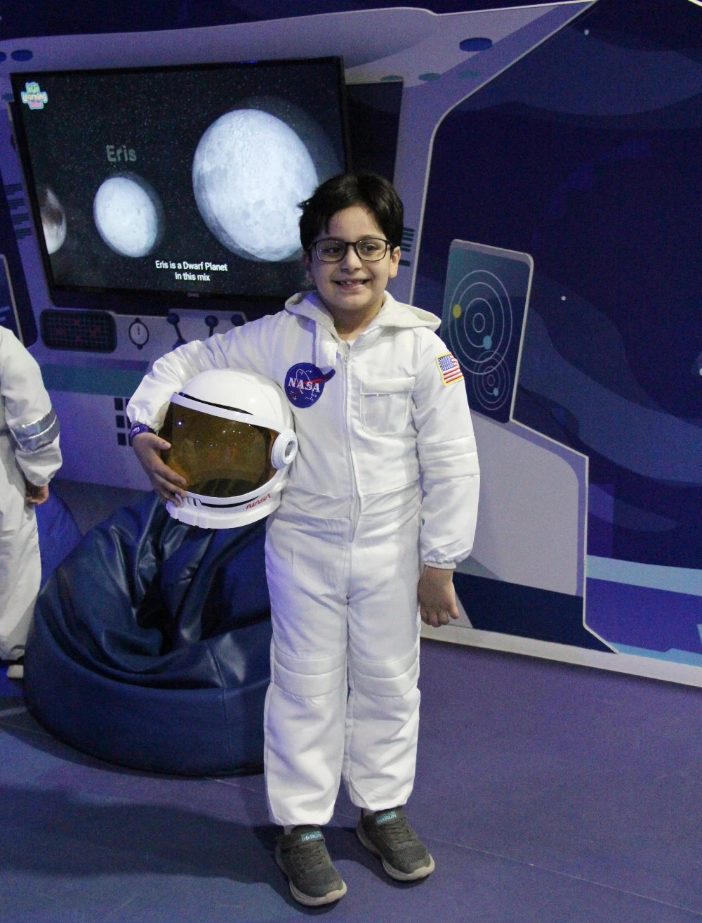 Visitors to Riyadh Winter Wonderland wore their professional attire in honor of special Professions Day, organized by Riyadh season on Thursday, where participants also received a free pass to the zone. (Photo/Abdulaziz Al-Arify)