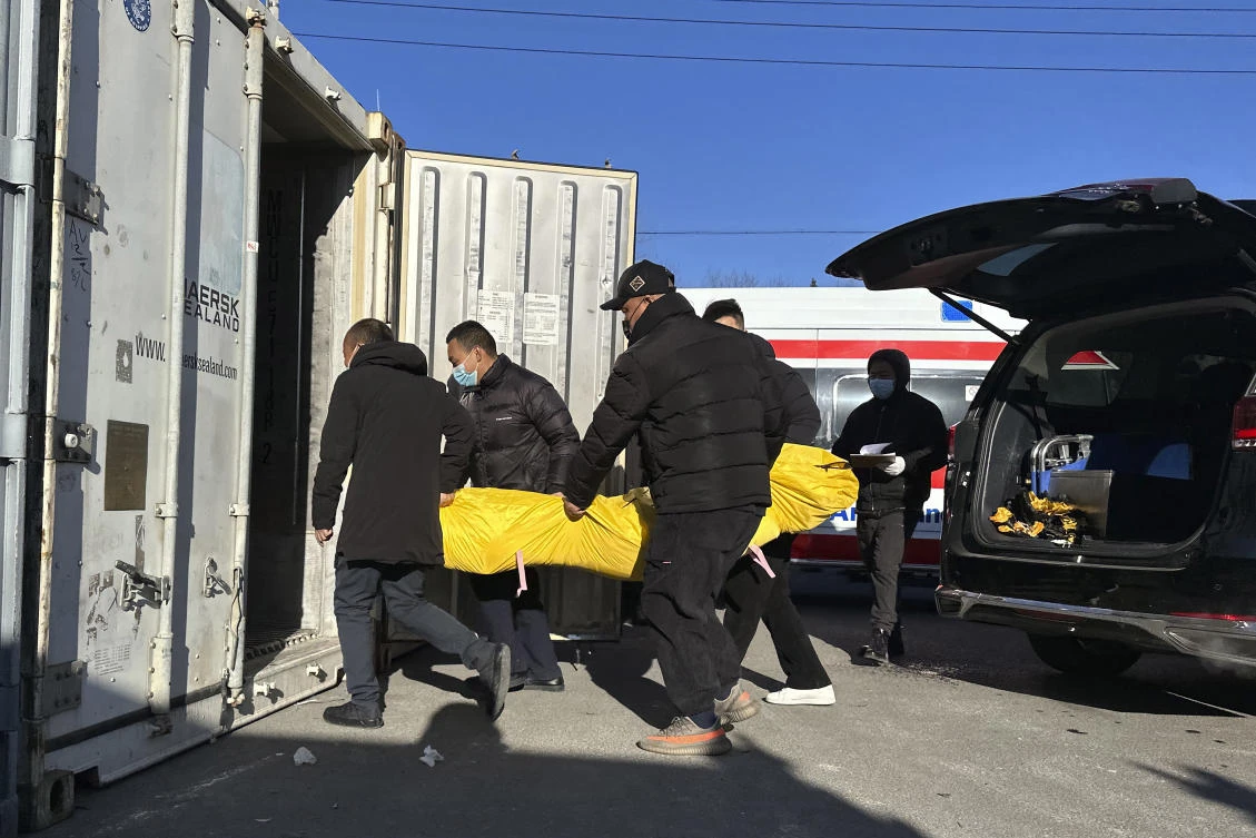 Deaths linked to the coronavirus are appearing in Beijing after weeks of China reporting no fatalities, even as the country is seeing a surge of cases. (AP)