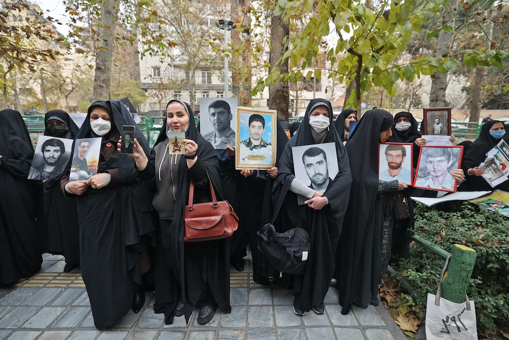 Protests have been nearly constant in Iran since the death of 22-year-old Kurdish woman Mahsa Amini at the hands of the country’s morality police in September. (AFP)