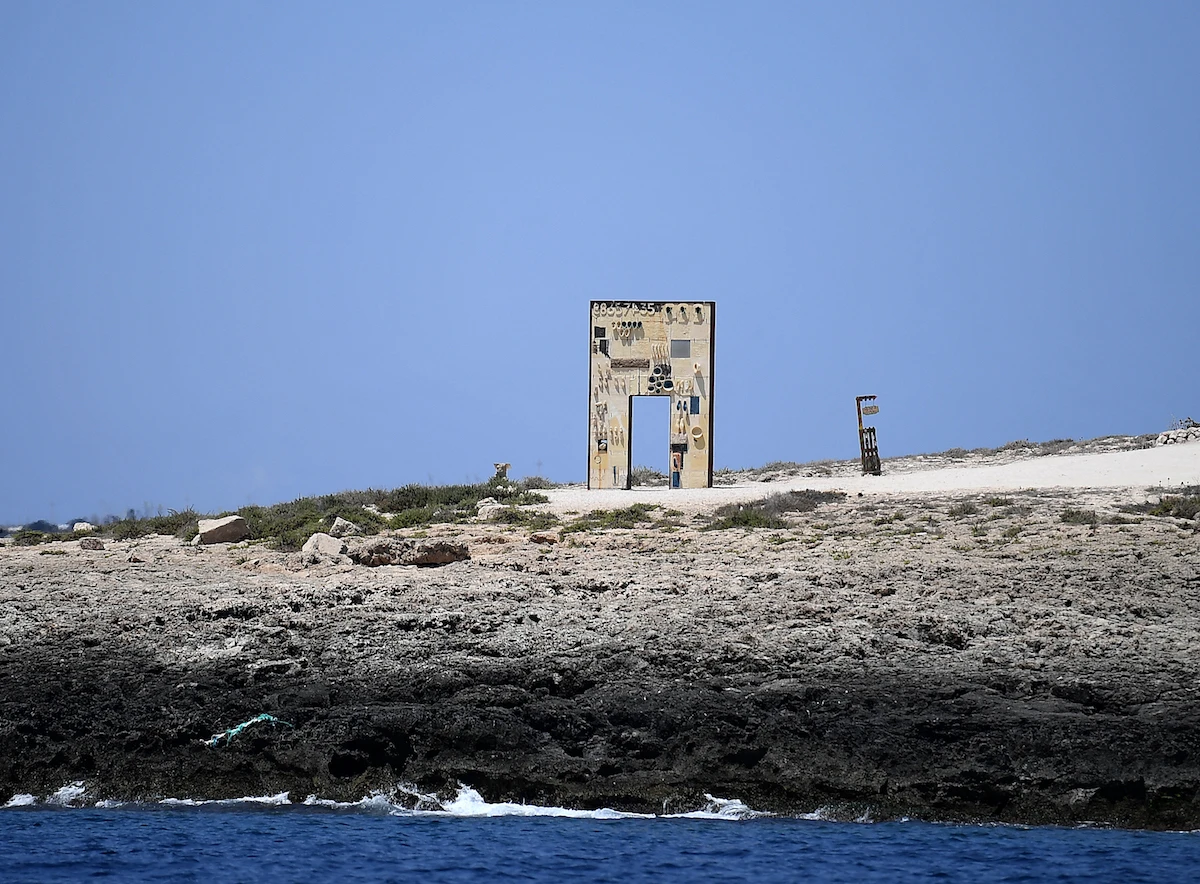 General view of the Port of Europe, in southern Italian Pelagie Island of Lampedusa. (File/AFP)