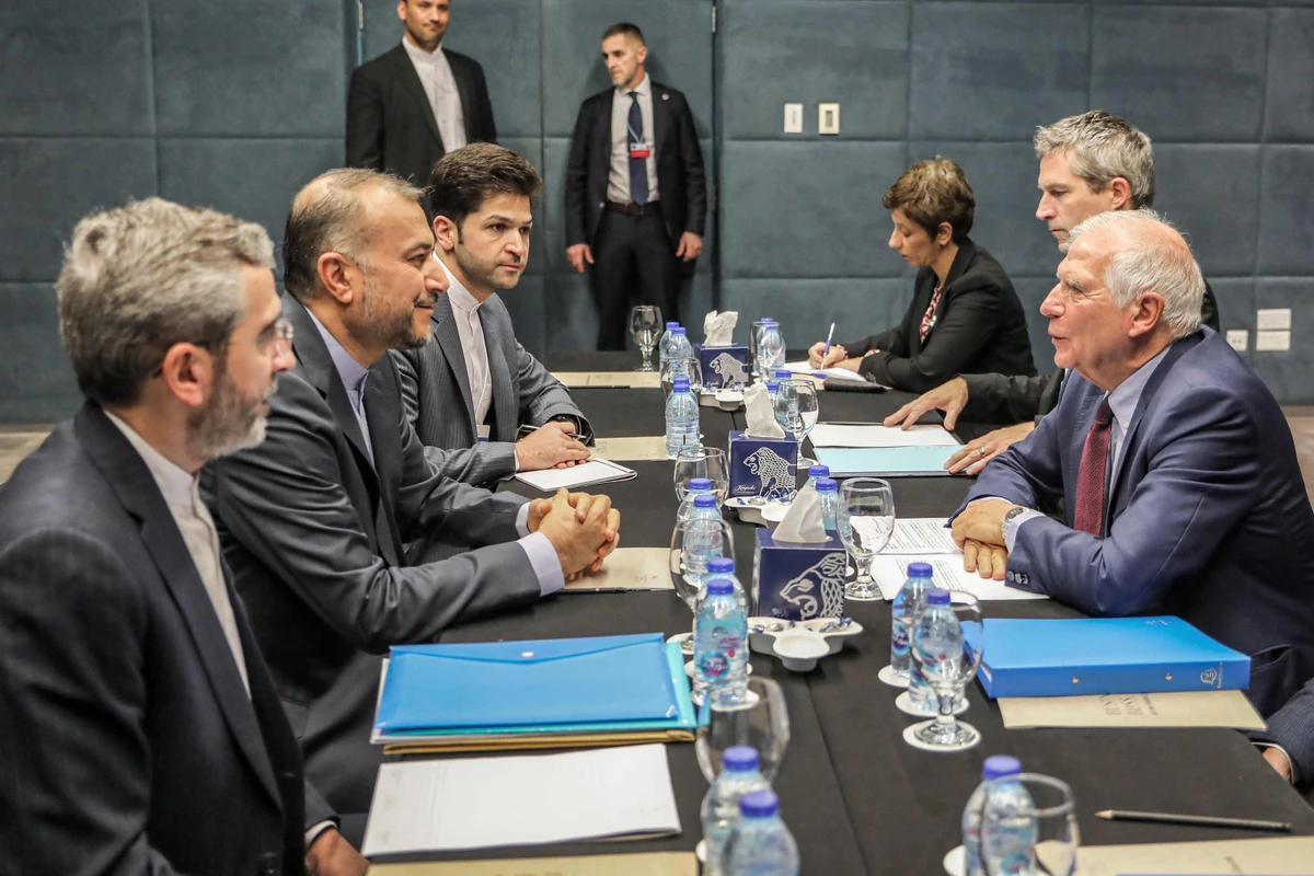 Iran's Foreign Minister Hossein Amir-Abdollahian met with the High Representative of the European Union for Foreign Affairs and Security Policy Josep Borrell in Jordan's capital Amman ahead of "Baghdad Conference for Cooperation and Partnership." (AFP)