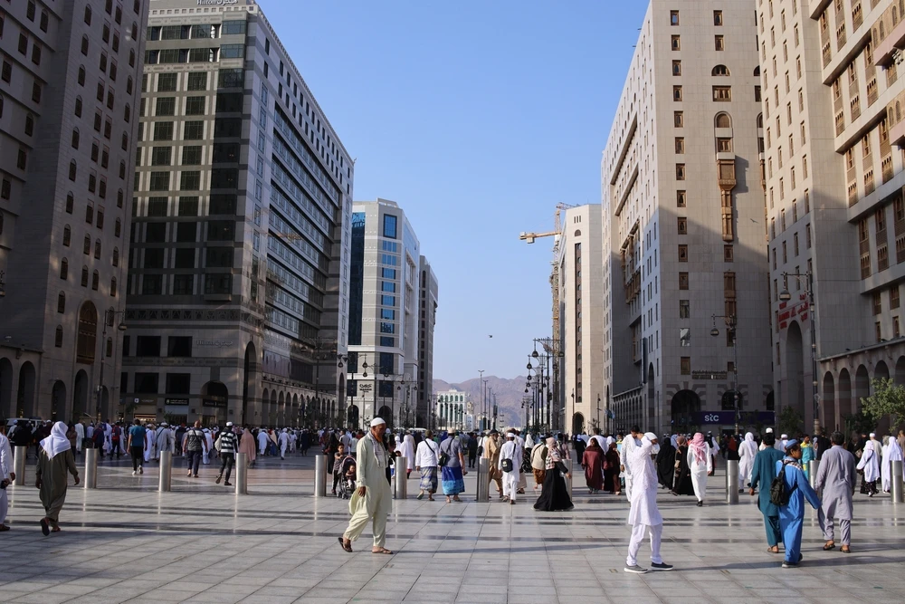 The Kingdom's hotel, restaurant, transportation, food and commercial sectors have benefited from the influx of Umrah pilgrims. (Shutterstock)