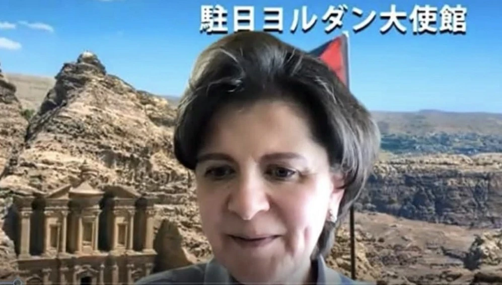 The Jordanian delegation was led by Lina Annab, Ambassador Extraordinary and Plenipotentiary of the Hashemite Kingdom of Jordan to Japan. (ANJP)