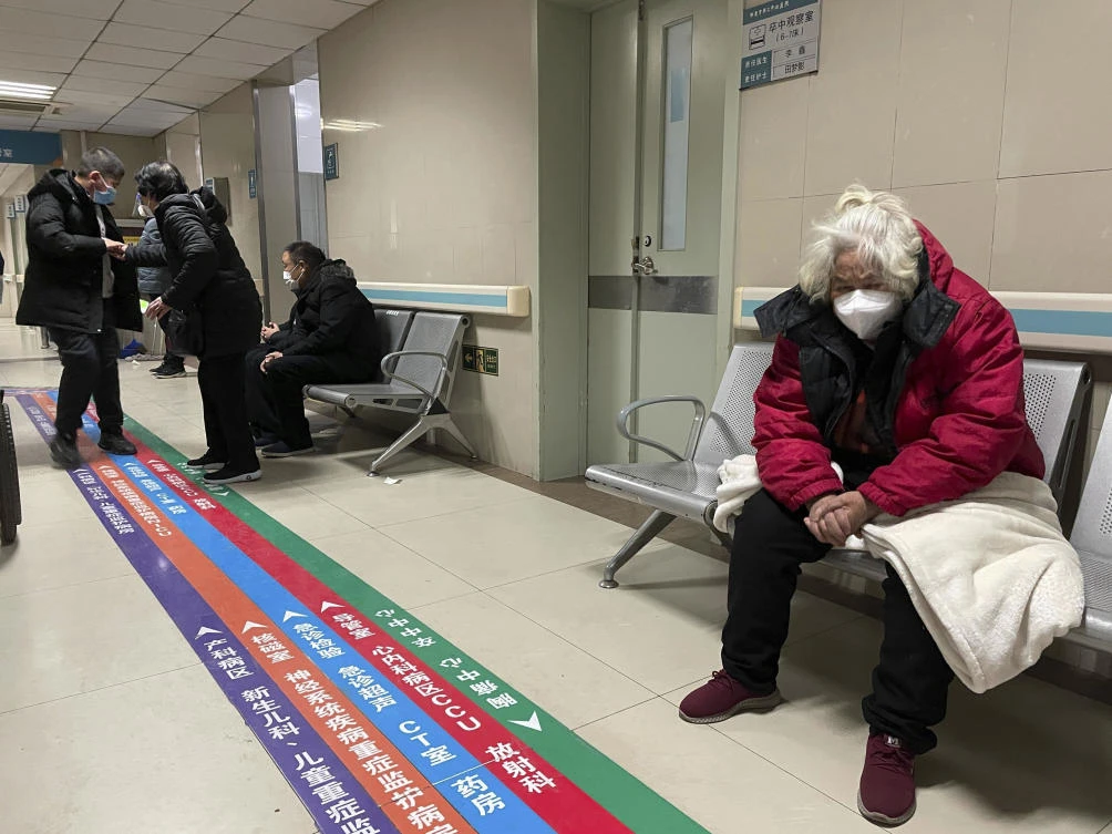 China’s official death count since COVID-19 pandemic began three years ago stands at 5,241. (File/AP)