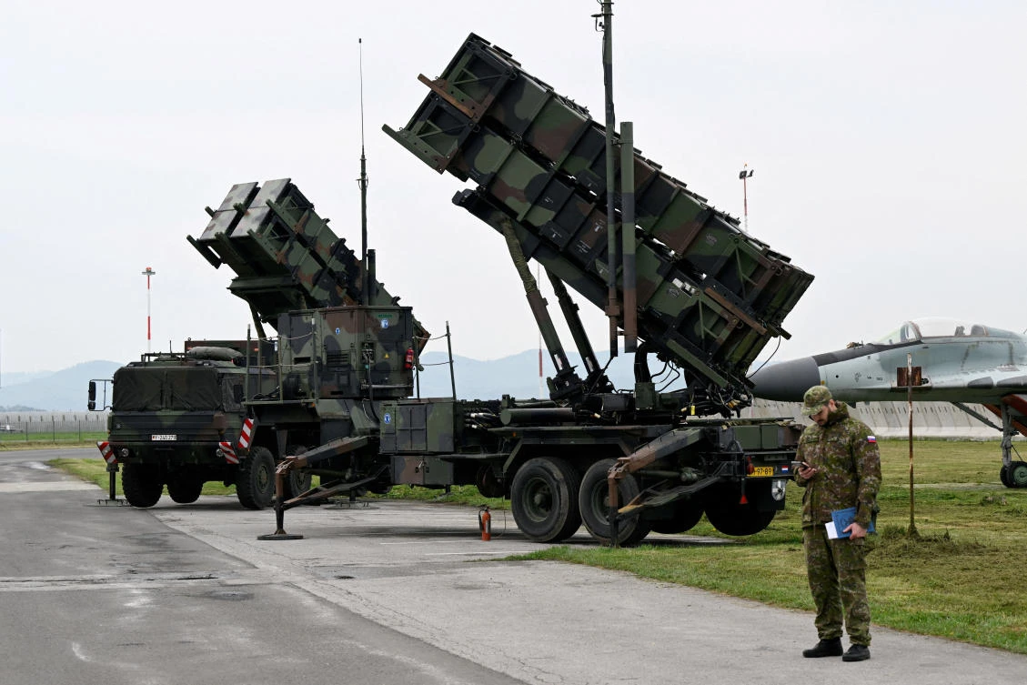 The US announced another $1.85 billion in military aid for Ukraine, including the Patriot air defense system to help it ward off barrages of Russian missiles. (Reuters)