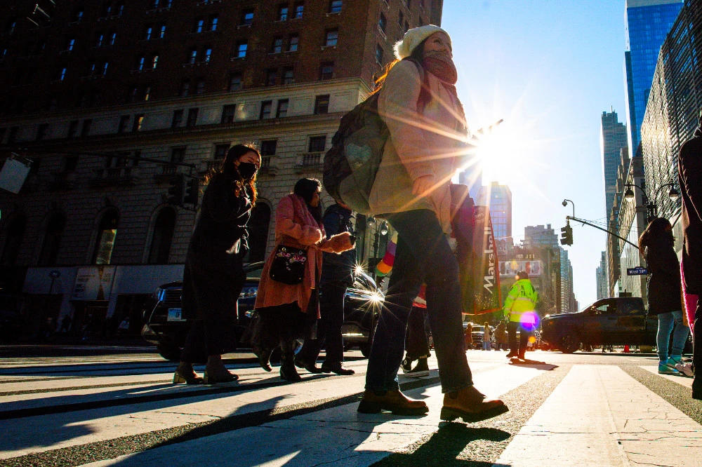 The year 2021 was the first time since 1937 that the US population grew by fewer than one million people. (Reuters)