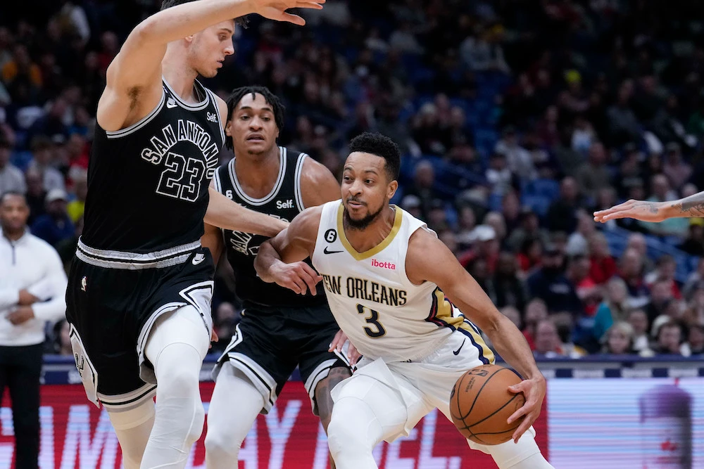 The Pelicans led 94-75 at the end of the third and, although they allowed San Antonio to put up 42 points in the fourth quarter, McCollum’s shooting, including 7 of 14 three-point attempts, proved to be the difference.(AP)