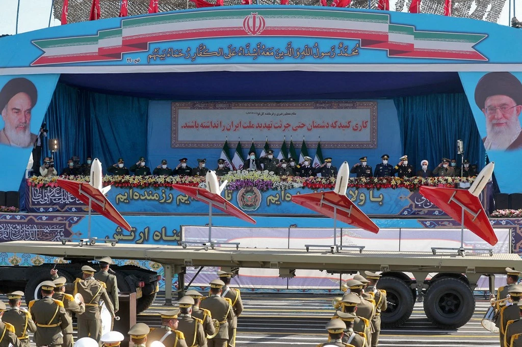 Iran’s home-grown unmanned aerial vehicles are being put to the test in a different war altogether – in Ukraine. (Iranian Army office/AFP)