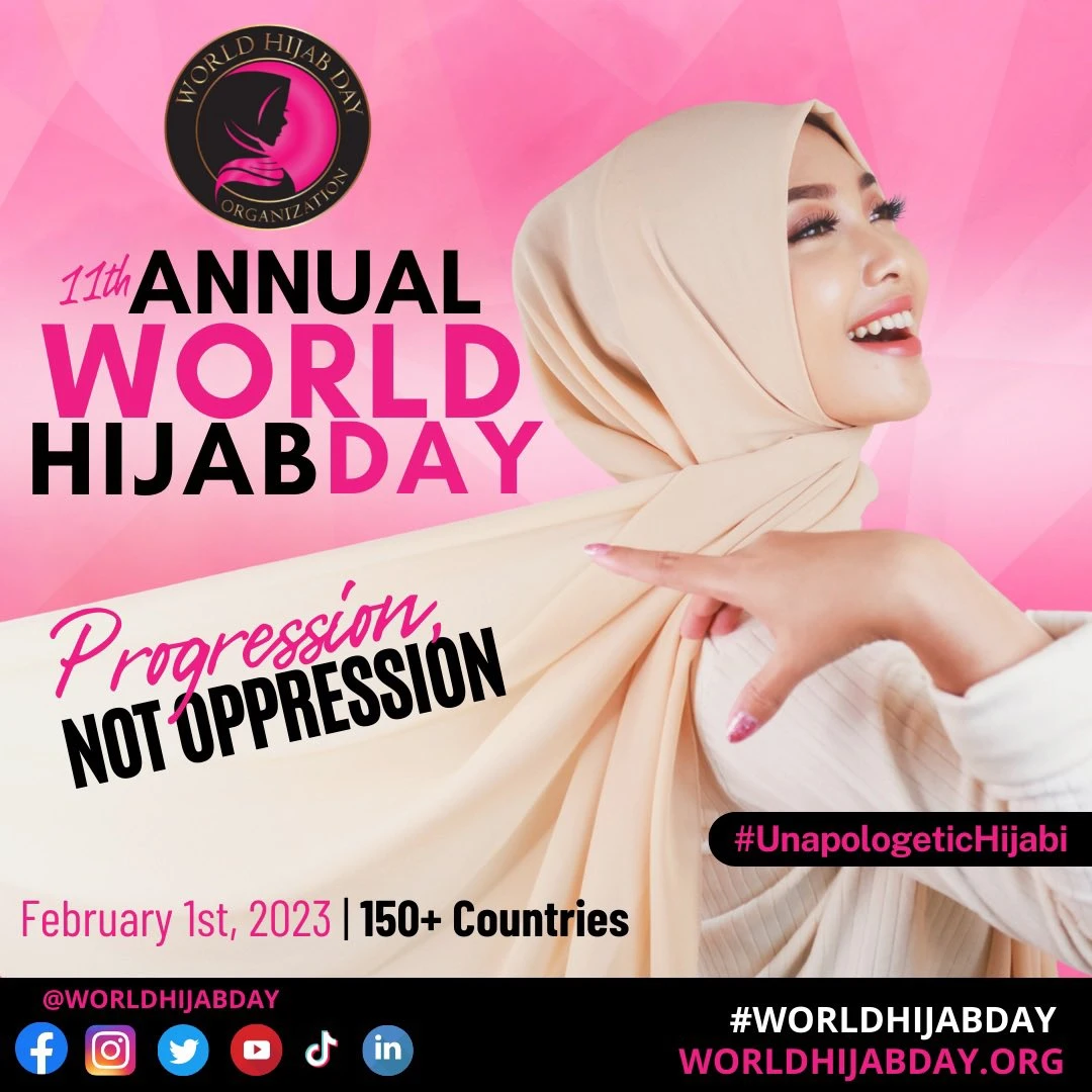 World Hijab Day is celebrated each year on Feb. 1. (Twitter: @WorldHijabDay)