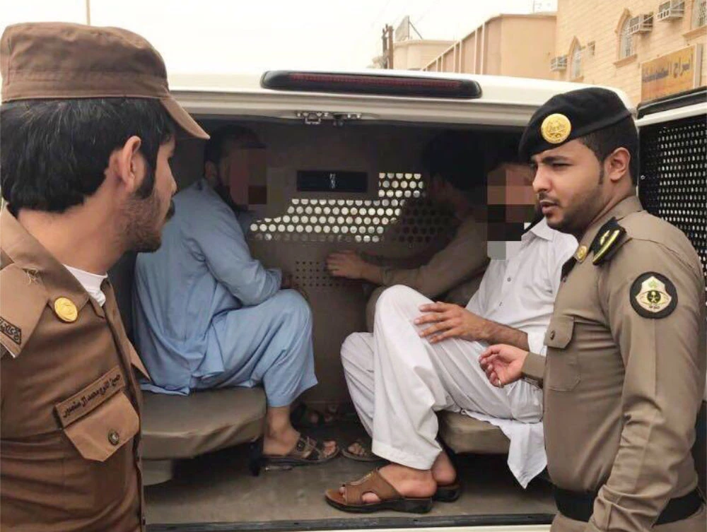 Saudi police have arrested hundres of illegals breaching country’s law. (SPA)