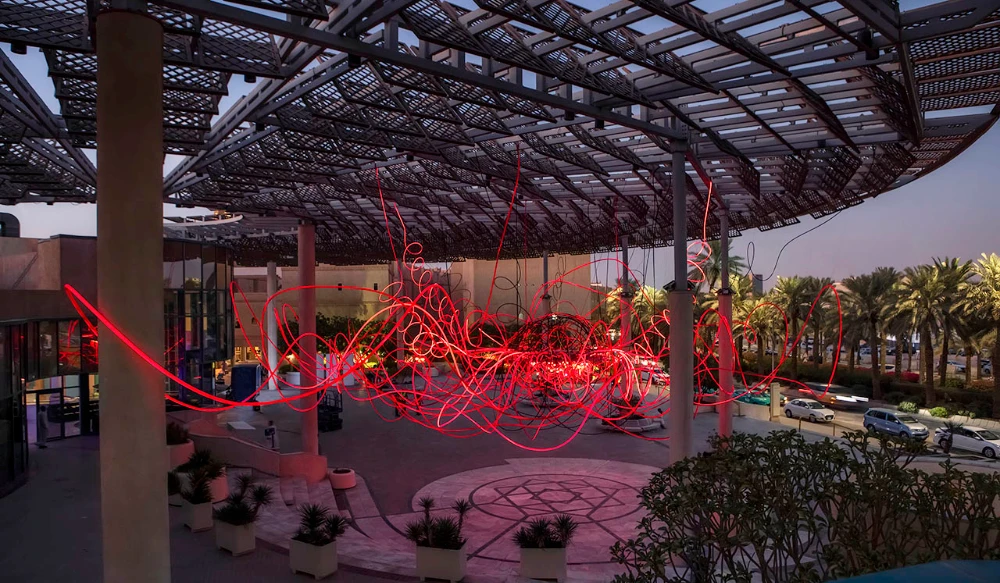 Switched on: Artist explores global beauty through light in Riyadh