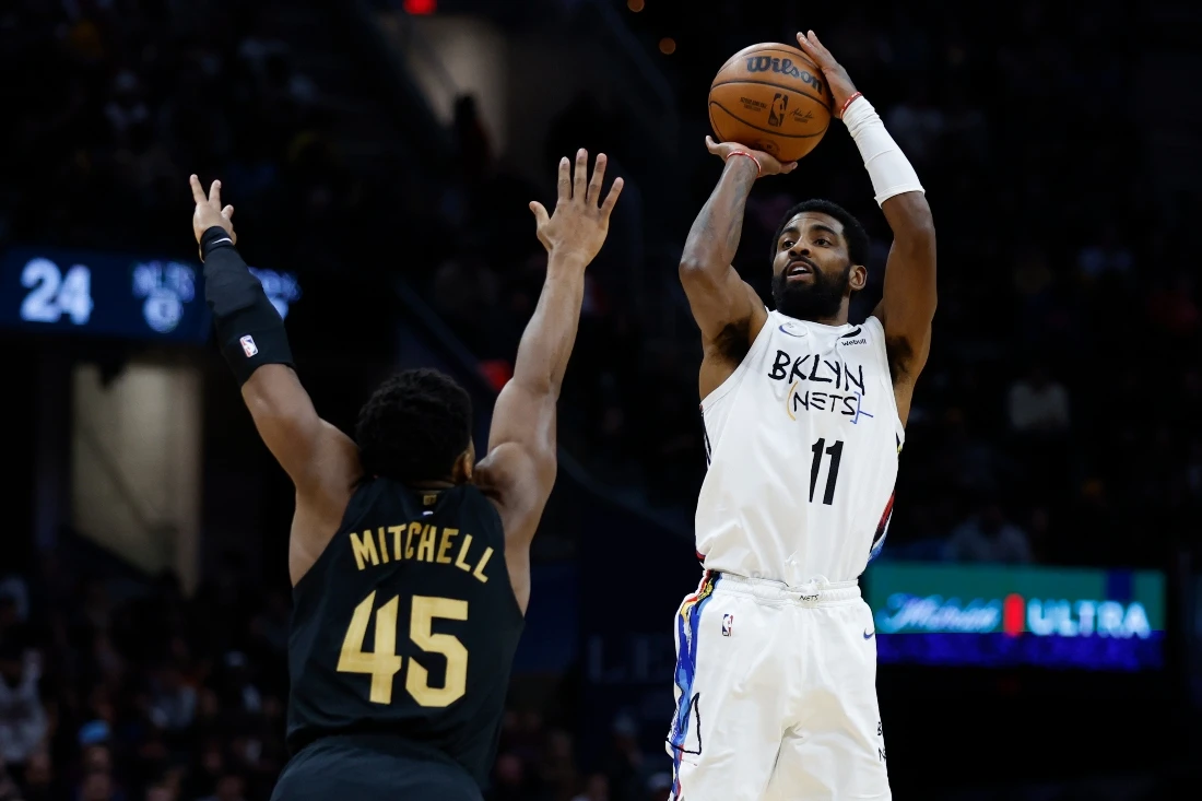 Nets run streak to 9 games with 125-117 victory over Cavaliers