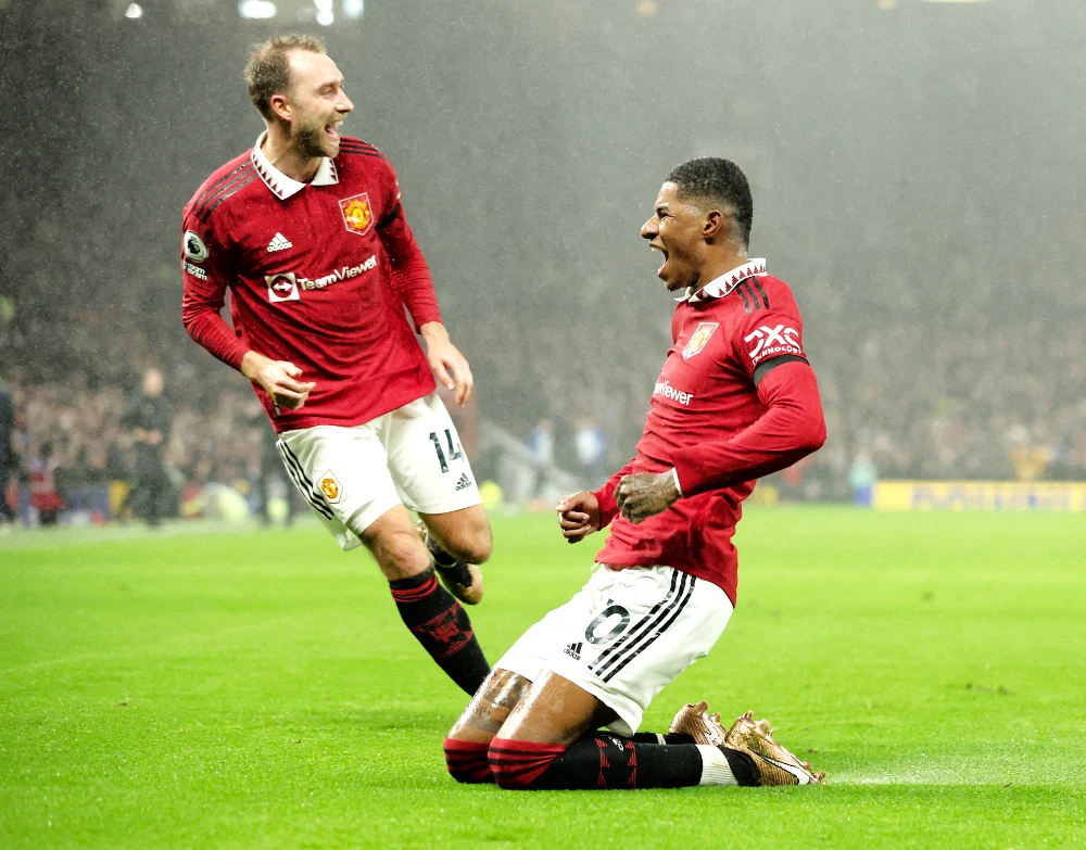 Rashford has been a player transformed under the Dutch coach. (Reuters)
