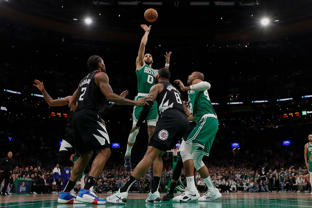 Celtics beat Clippers, Doncic on fire again for Mavs
