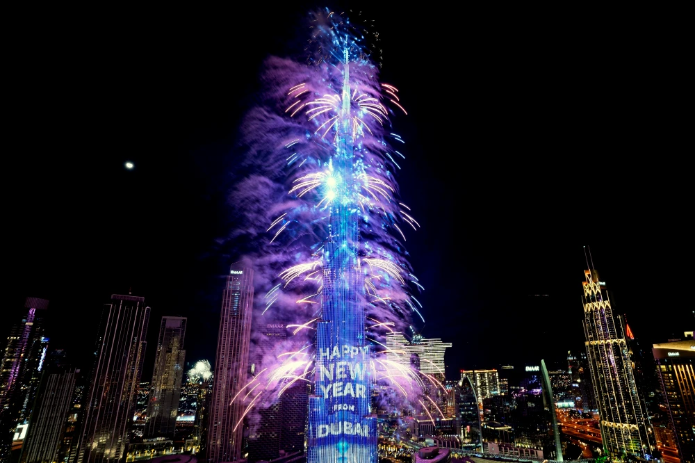 Time zone by time zone, another new year sweeps into view