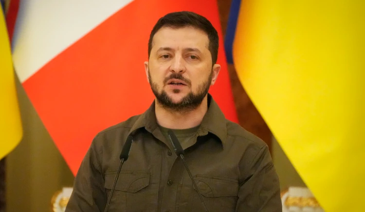 Ukrainian President Volodymyr Zelenskyy. (AP)