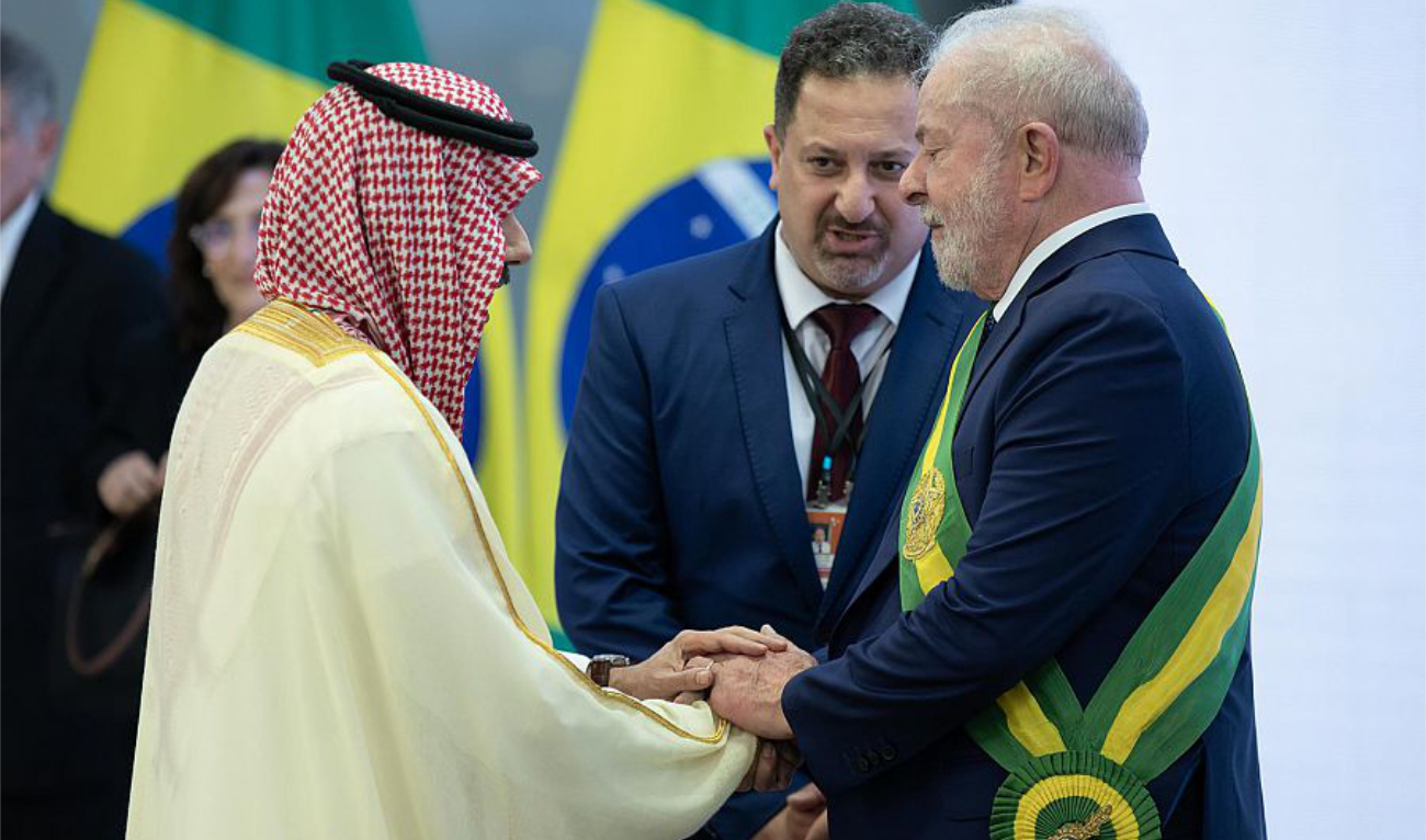 Saudi Foreign Minister Prince Faisal bin Farhan attended the inauguration of President Lula on Sunday. (SPA)