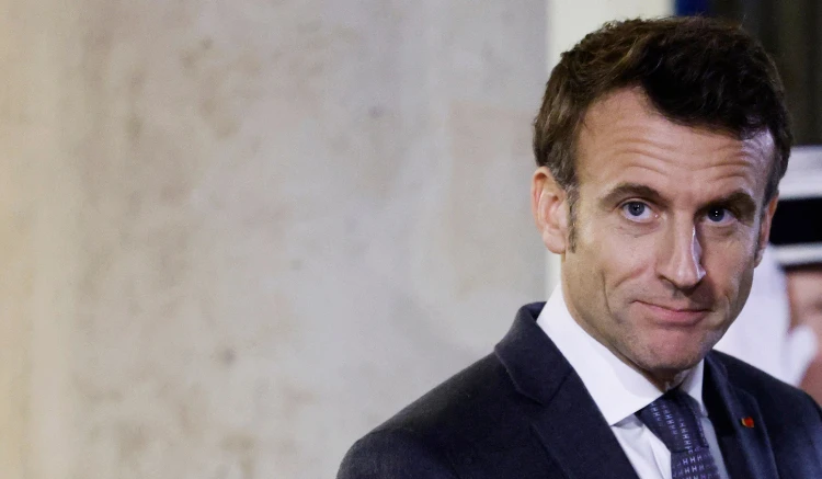 French president Emmanuel Macron. (AFP)