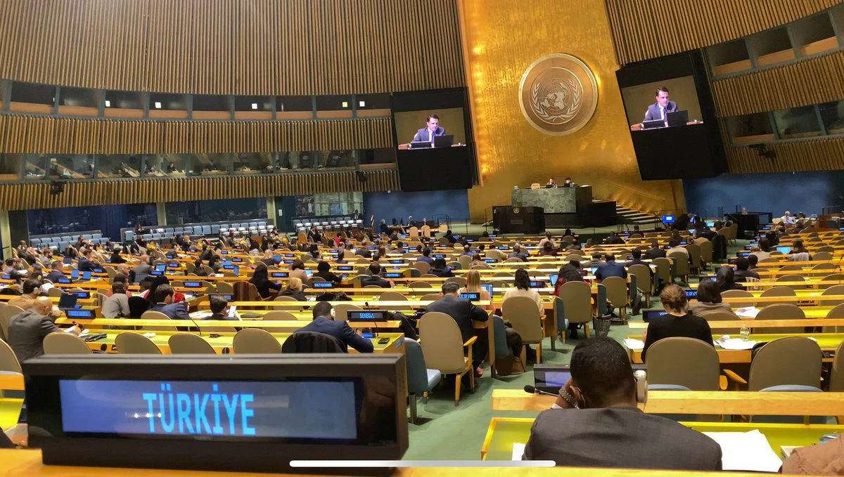 The United Nations was among the first to switch to Turkiye, from Turkey, since Ankara asked last year for the name change. (Twitter: @TURKIYE_UN)