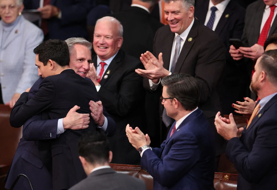 Kevin McCarthy elected Republican US House speaker after chaotic week