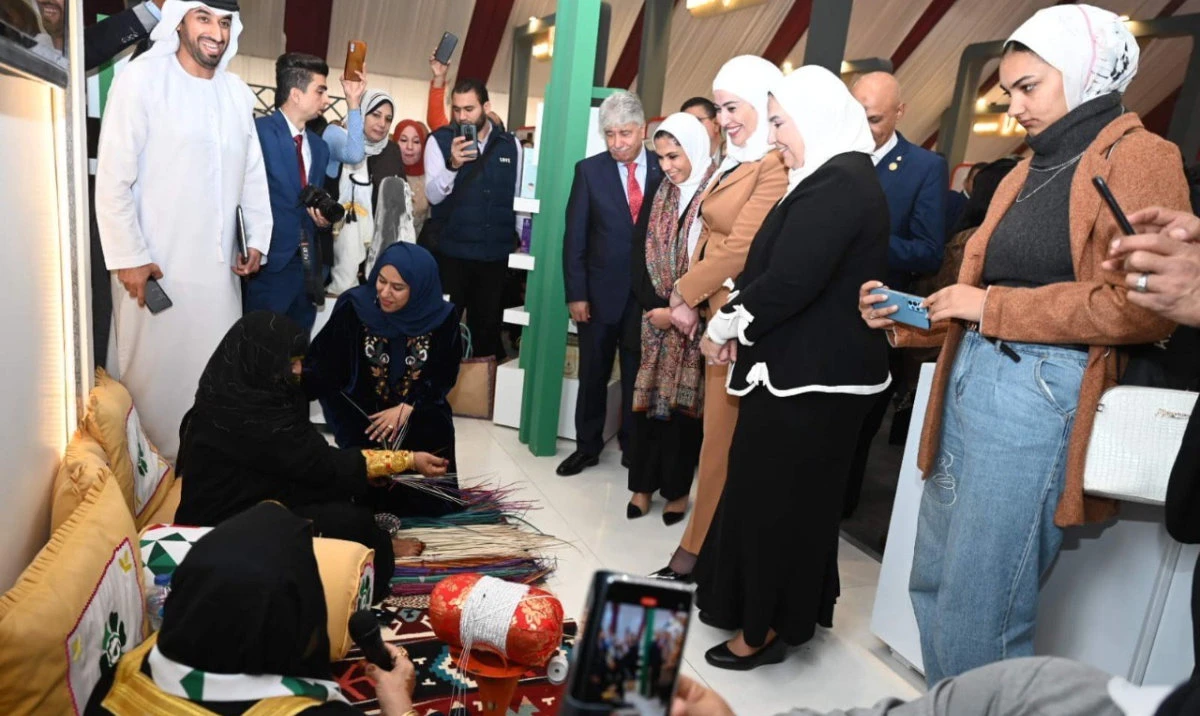 The first Arab exhibition for productive families, which continues in Egyptian capital Cairo until Jan. 11, opens areas for the exchange of expertise between craftsmen, producers and exhibitors. (Supplied)