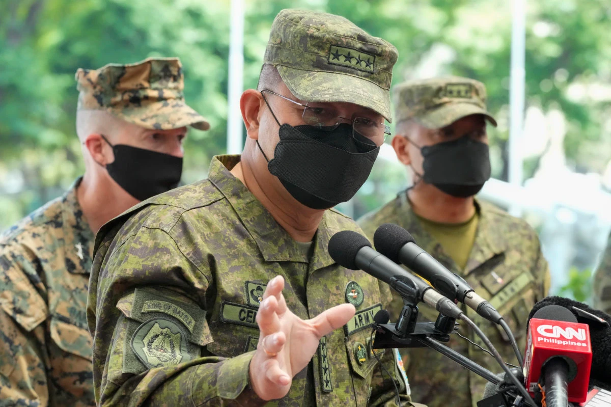 Philippine president replaces military chief with retiring general