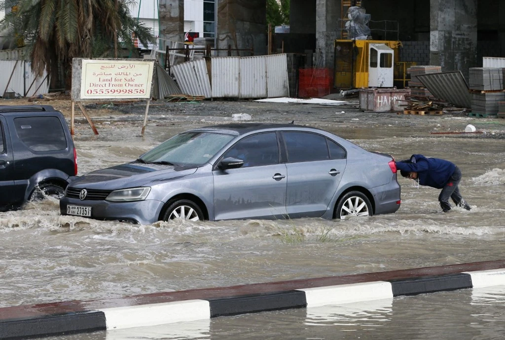 Videos shared on social media showed cars navigating through flooded roads. (File/AFP)