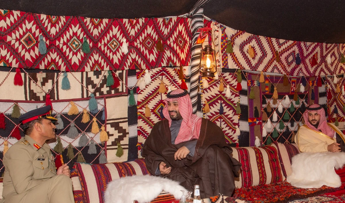 Saudi and Pakistani senior officials attended the meeting. (@Bandaralgaloud)