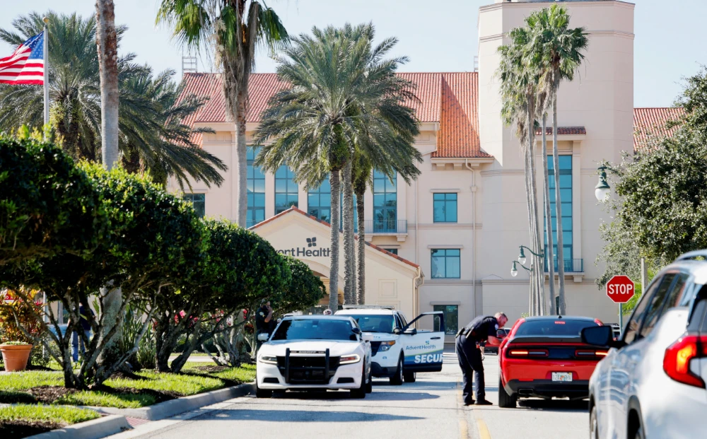 View of Advent Celebration Hospital, where former Brazilian President Jair Bolsonaro was admitted for an illness, according to a family member, in Orlando, Florida, U.S. January 9, 2023. (REUTERS)