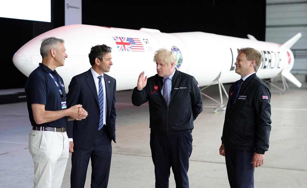 The original photo was taken in June and included then-PM Johnson. (Flickr/Sourced)