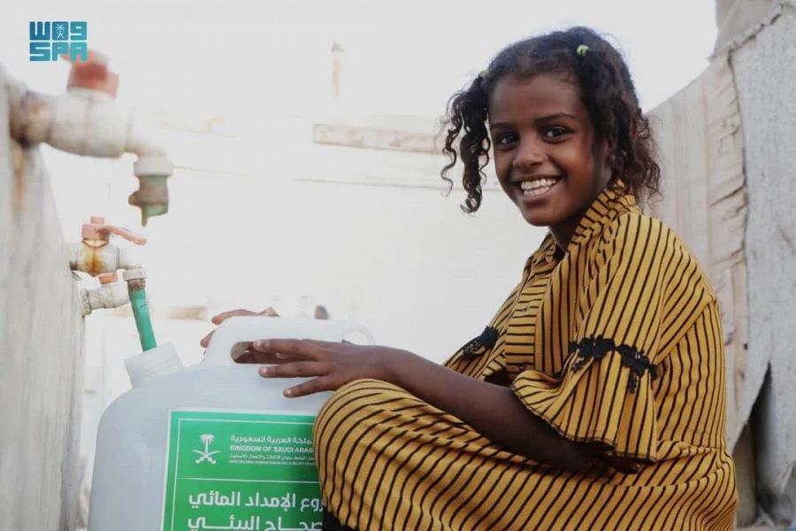 KSRelief has been implementing projects to supply water in Al-Khawkhah Directorate in Yemen’s Hodeidah Governorate. (SPA)