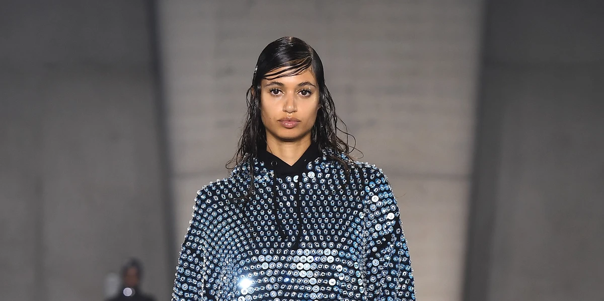 Malika El-Maslouhi has walked the runway for a number of luxury labels. (Getty Images)