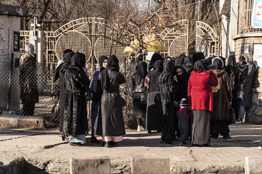 Afghanistan's Taliban rulers have banned university education for women nationwide, provoking condemnation from the United States and the United Nations over another assault on human rights.(AFP)