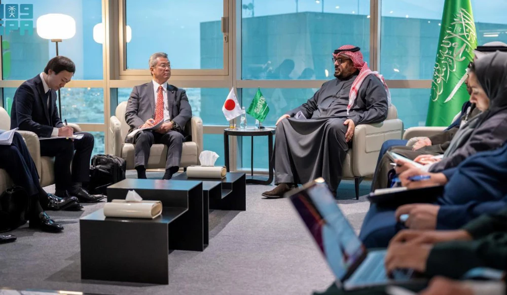 Saudi minister receives Japanese House of Representatives in Riyadh