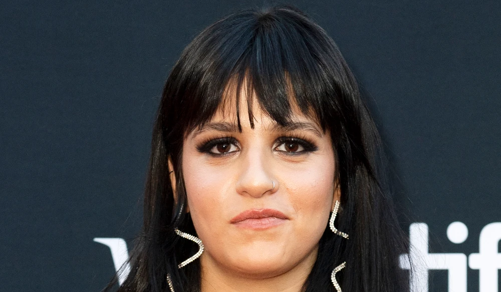 Syrian swimmer Sarah Mardini arrives for "The Swimmers" premiere at Roy Thomson Hall during the opening night of the Toronto International Film Festival in Toronto, Ontario, Canada, on September 8, 2022. (AFP)