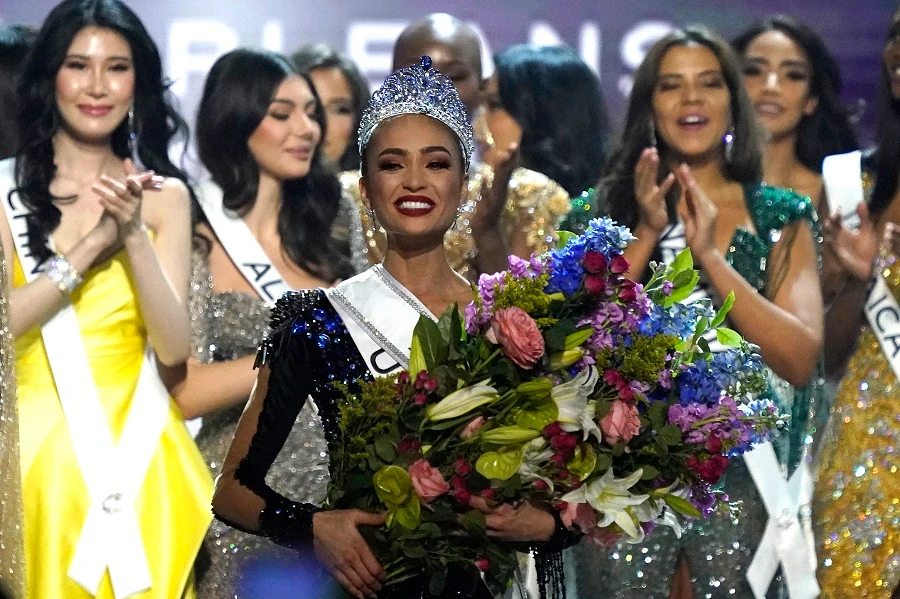 Miss USA was unveiled as the latest beauty queen. (AFP)
