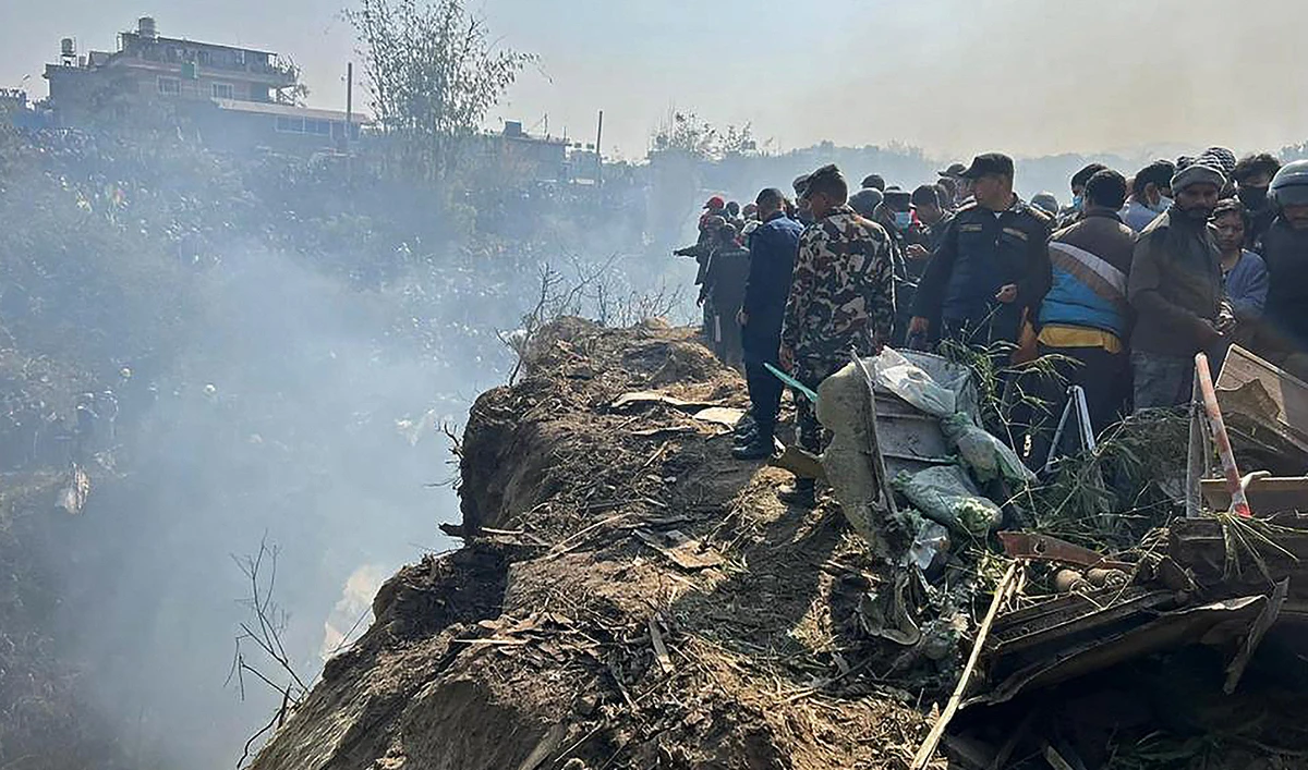 Plane with 72 people on board crashes in Nepal