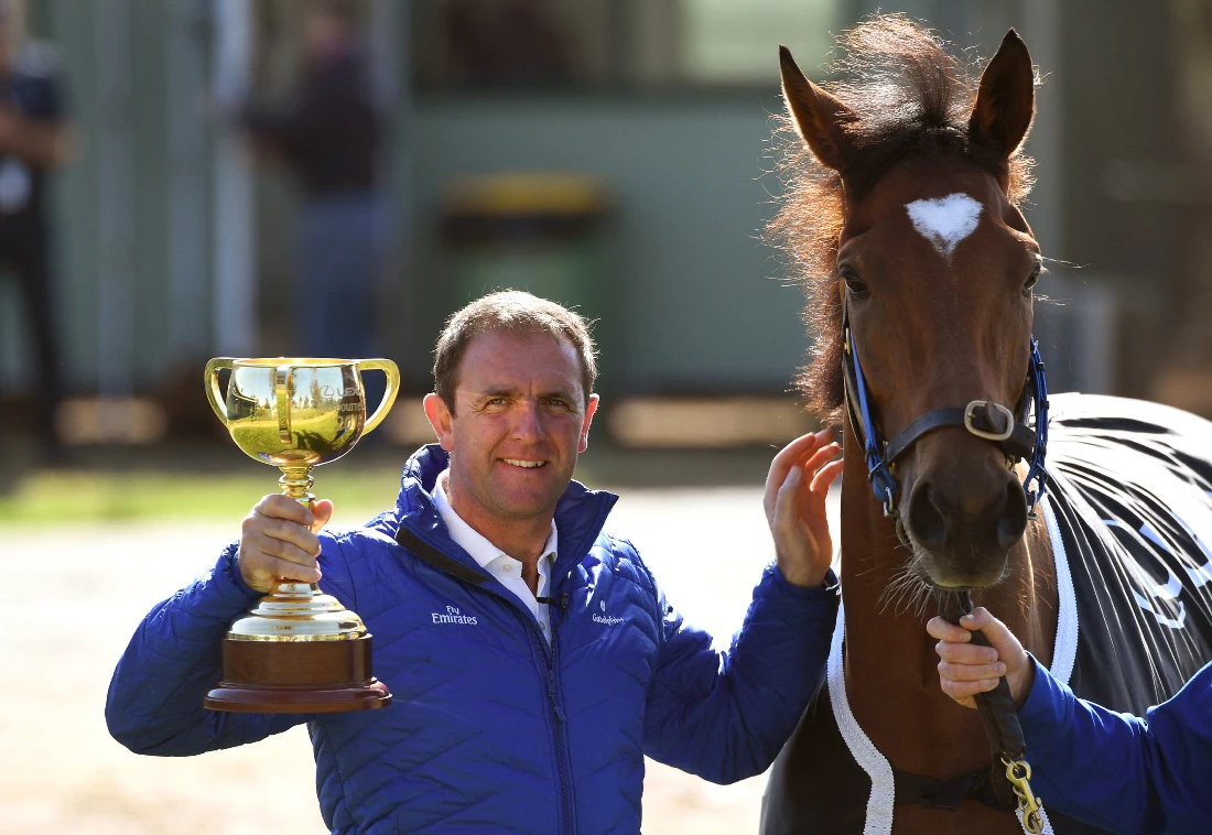 Plenty of Charlie Appleby’s string are already targeting big prizes on Dubai World Cup day, and even at June’s Royal Ascot meeting. (File/AFP)