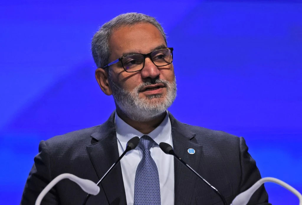 Haitham Al-Ghais, secretary-general of Organization of Petroleum Exporting Countries (OPEC), is attending the World Economic Forum (WEF) in Davos this week. (AFP/File Photo)