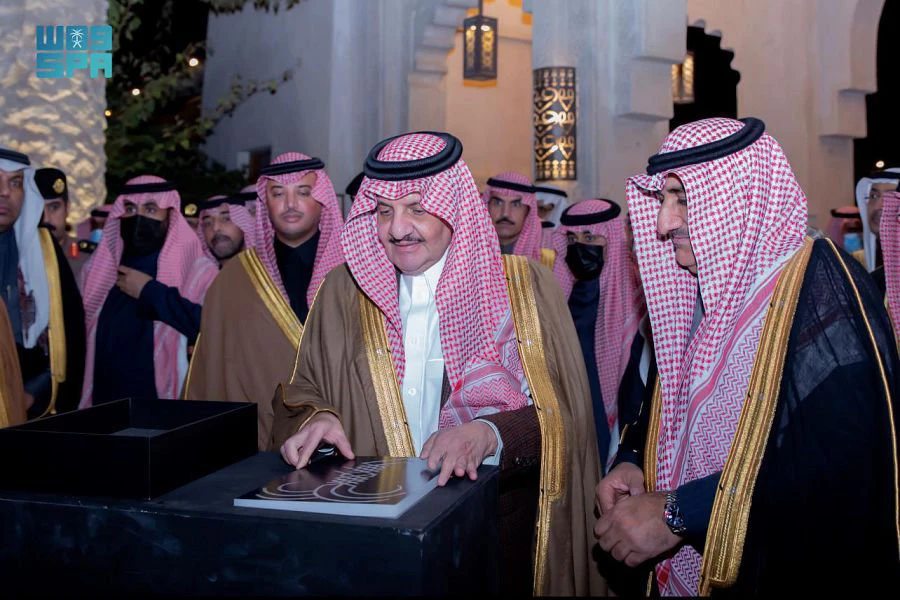 Al-Ahsa kicked off its annual Processed Dates Marketing Festival with a ceremony at the Al-Ahsa Heritage Castle. (SPA)