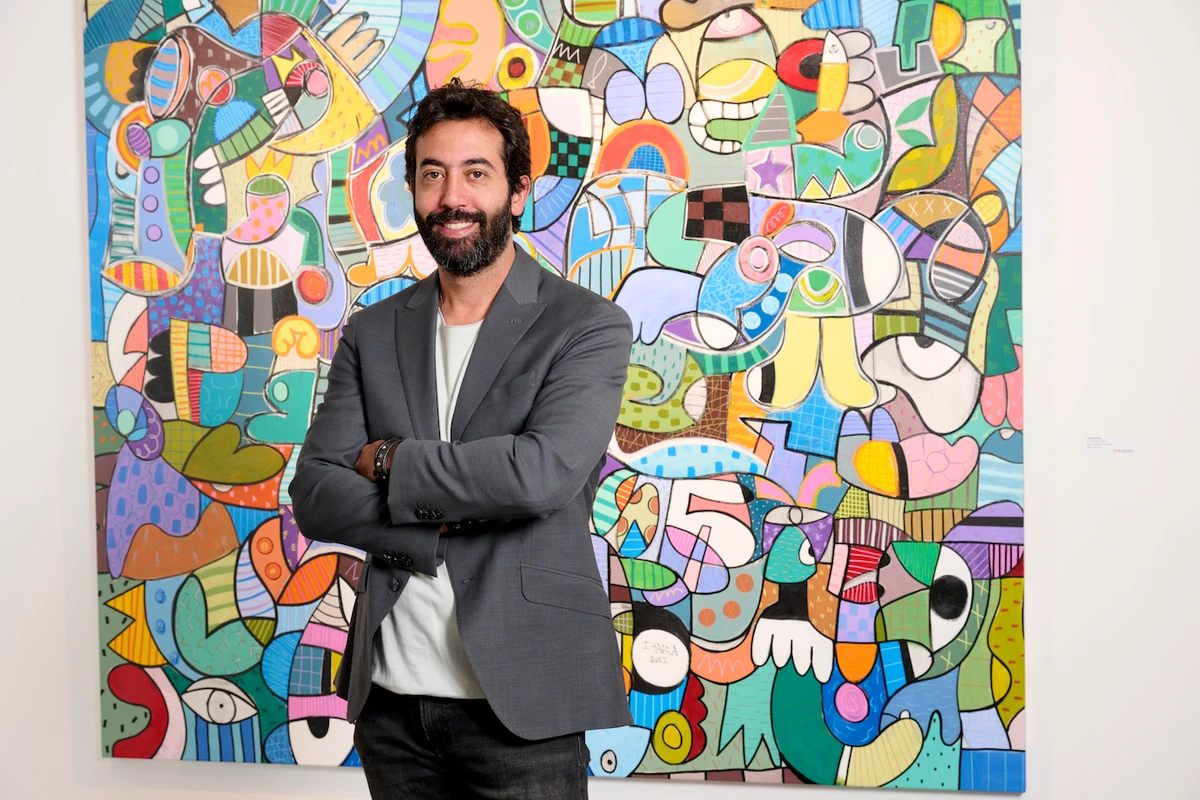 Ahmad started to paint and draw at the age of eight. (Supplied)