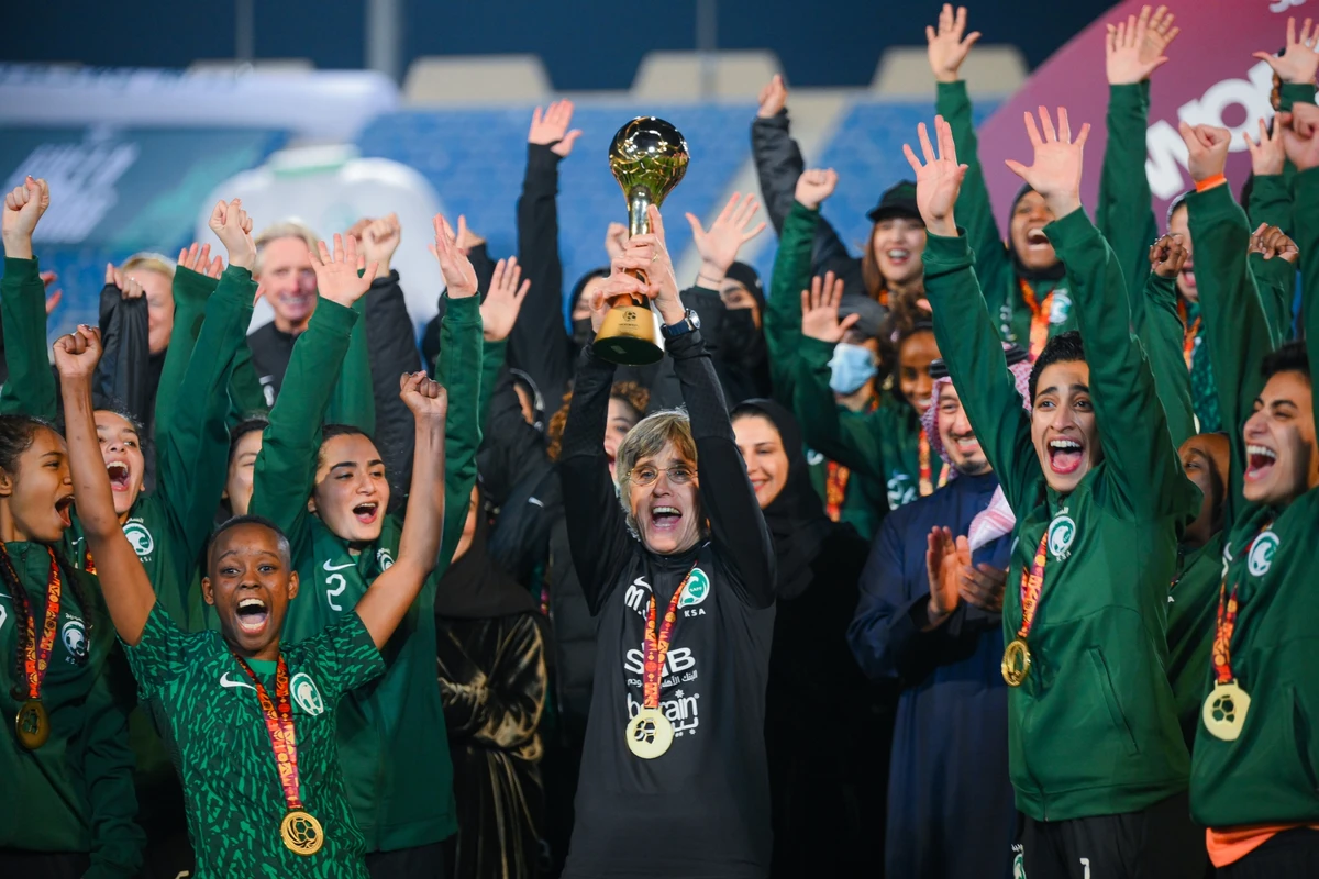Saudi Arabia crowned champions of the first Women’s International Friendly Tournament after a 1-1 draw with Pakistan at the Prince Jalawi Stadium. (SAFF)