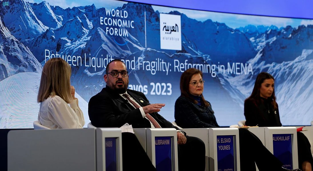 Saudi delegates at World Economic Forum discuss Kingdom’s development and growth