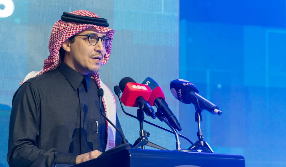 Suhail Abanmi, The Governor of the The Zakat, Tax and Customs Authority, announced of the "two-hour clearance" initiative in Riyadh on Sunday (January 22). (Photo/ZATCA)