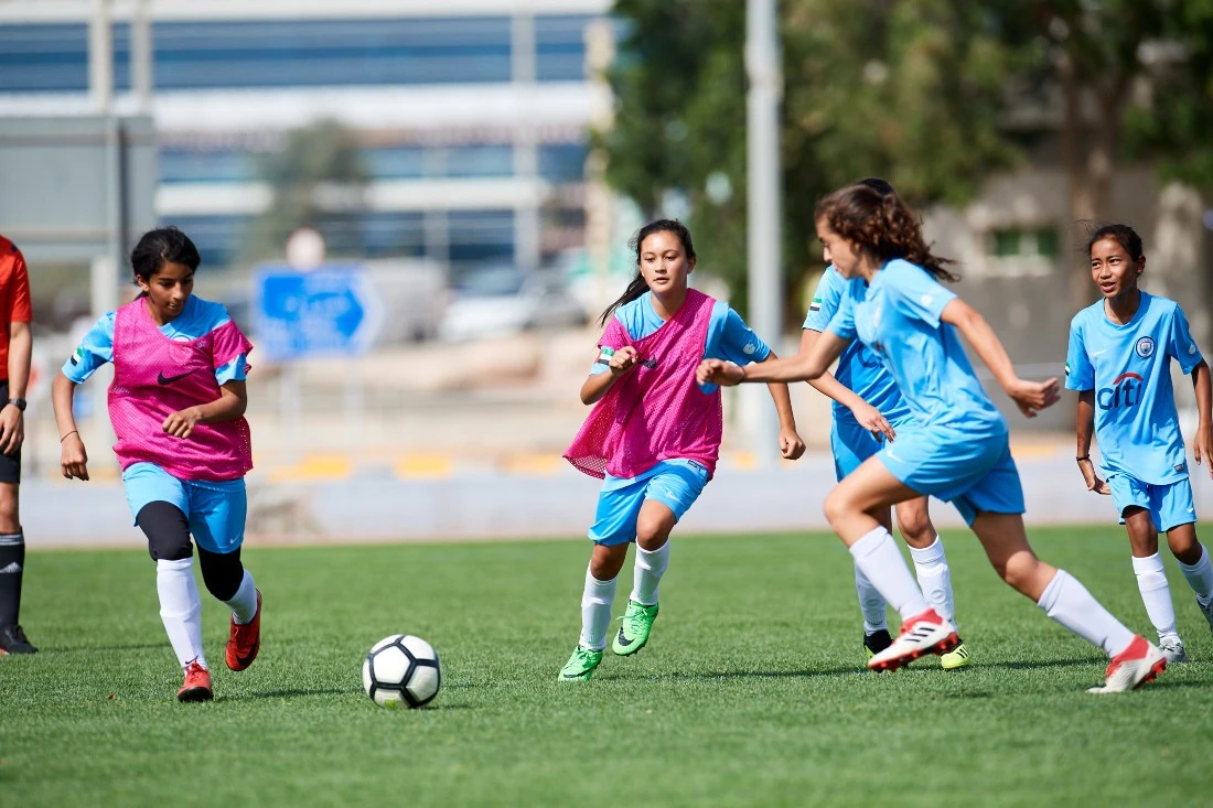 A record number of female footballers are set to compete in Abu Dhabi in February. (MCFC)